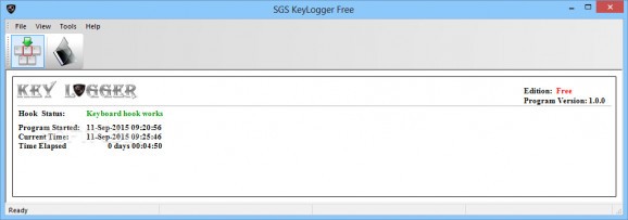 SGS KeyLogger screenshot