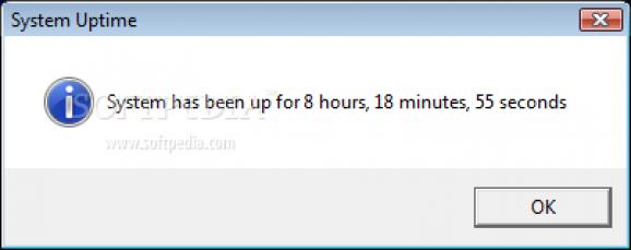 SHD Windows Uptime screenshot
