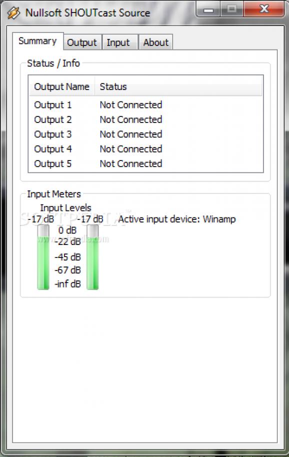 SHOUTcast DSP Plug-In for Winamp screenshot