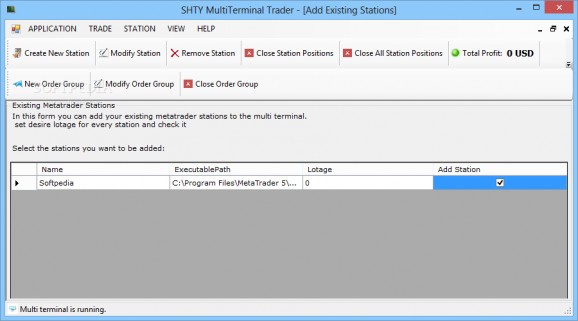 SHTY Multiterminal Trader screenshot