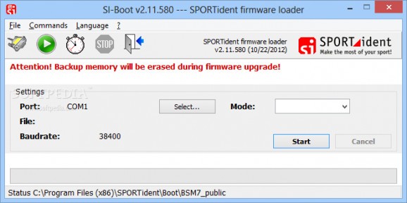 SI-Boot screenshot
