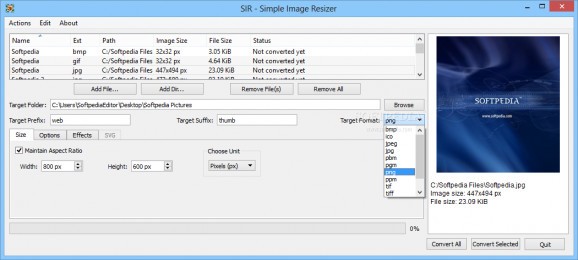 SIR - Simple Image Resizer screenshot