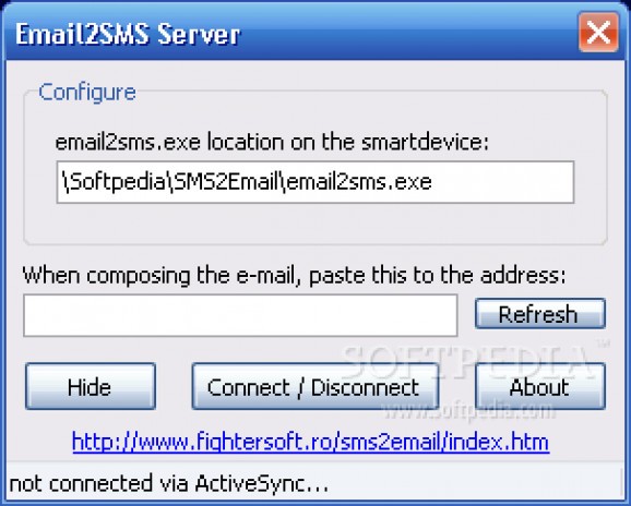 SMS 2 Email screenshot