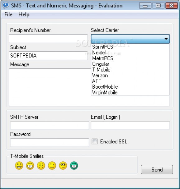 SMS - Text and Numeric Messaging screenshot