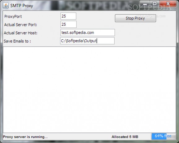 SMTP Proxy screenshot