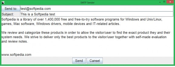 SMTP Sender screenshot