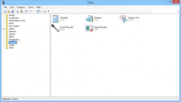 SMOz - Start Menu Organizer screenshot