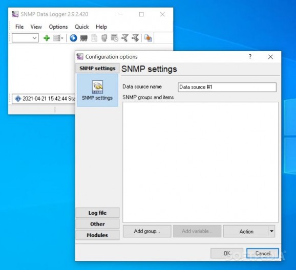 SNMP Data Logger screenshot
