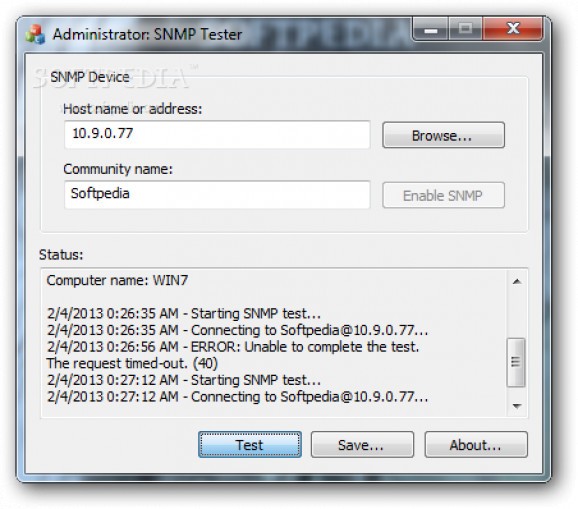 SNMP Tester screenshot