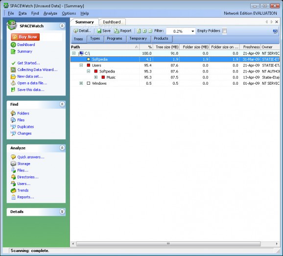 SPACEWatch Network Edition screenshot