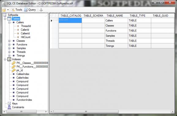 SQL CE Database Editor screenshot