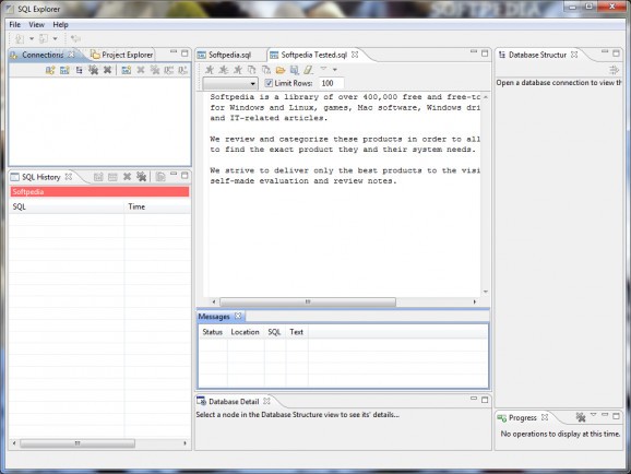 SQL Explorer screenshot