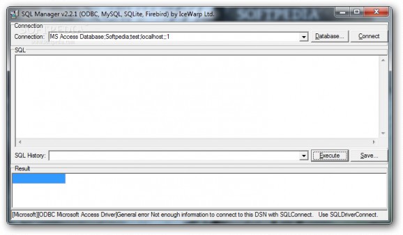 SQL Manager screenshot