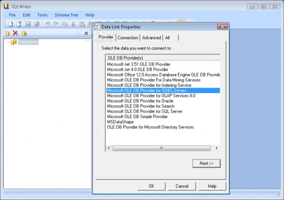 SQLWriter screenshot