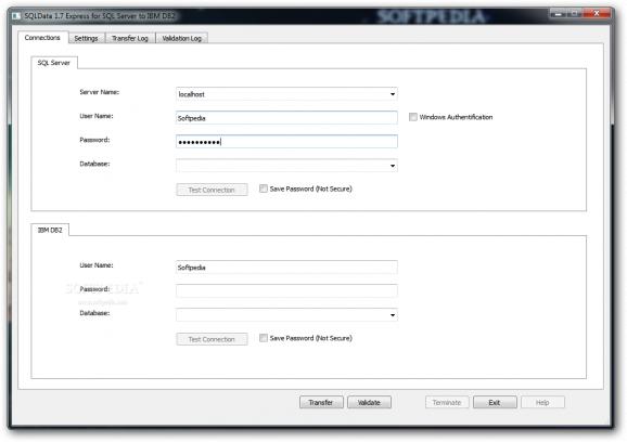 SQLData Express for SQL Server to IBM DB2 screenshot