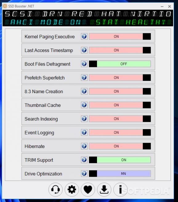 SSD Booster .NET screenshot