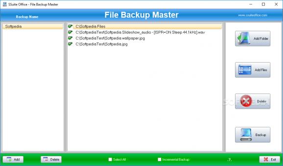 SSuite Office - File Backup Master screenshot