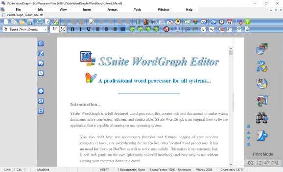 SSuite WordGraph Editor screenshot