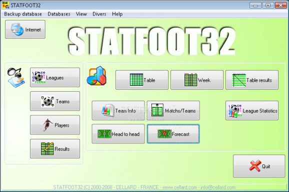 STATFOOT32 screenshot