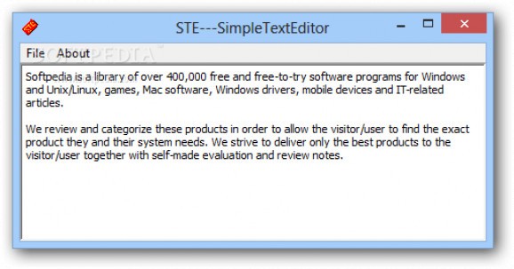 STE - SimpleTextEditor screenshot