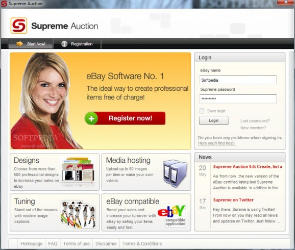 SUPREME AUCTION for eBay screenshot