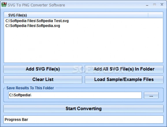 SVG To PNG Converter Software screenshot