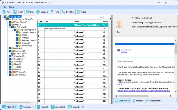SYSessential PST to MBOX Converter screenshot