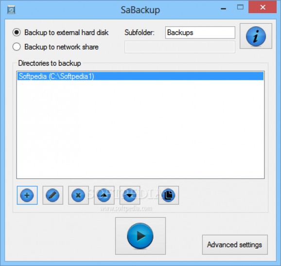 SaBackup Portable screenshot