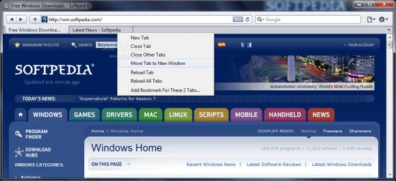 Safari Browser screenshot