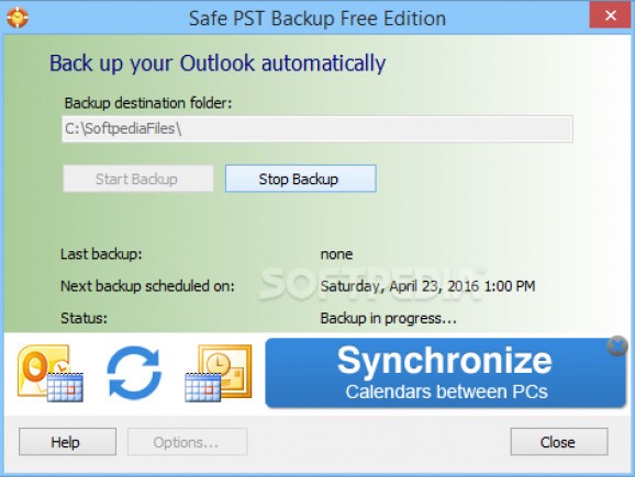 Safe PST Backup screenshot