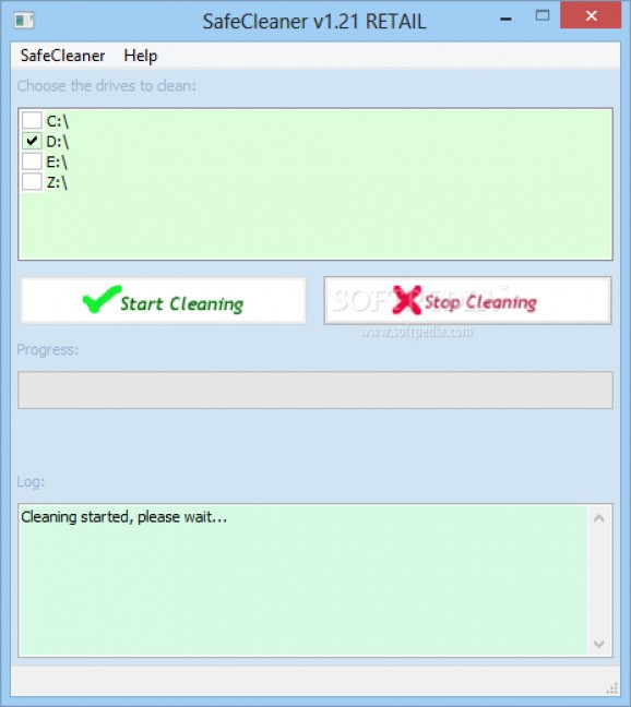 SafeCleaner screenshot