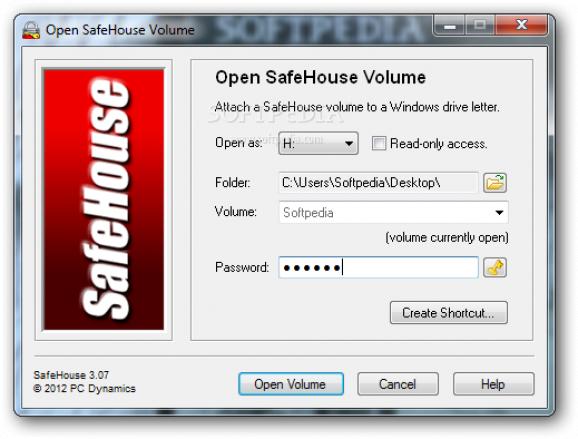 SafeHouse Personal Edition screenshot