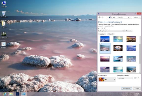 Salt Lakes and Dead Sea Theme screenshot