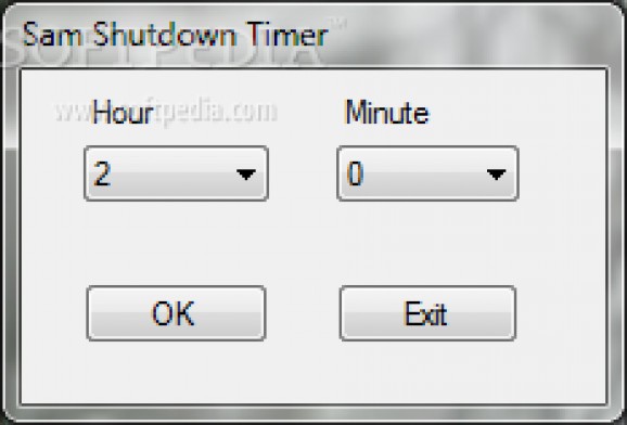 Sam Shutdown Timer screenshot