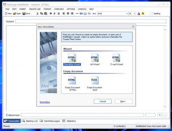 SamLogic MultiMailer Standard screenshot