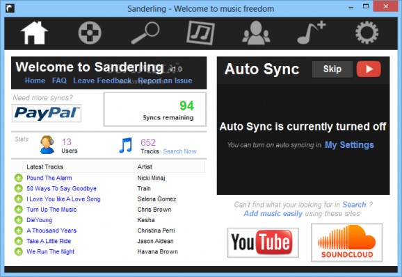Sanderling screenshot