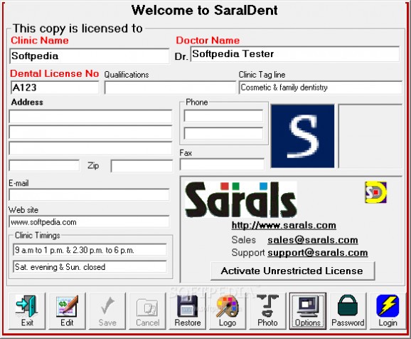 SaralDent screenshot