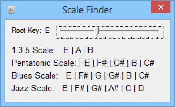 Scale Finder screenshot