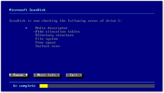 ScanDisk Screensaver screenshot
