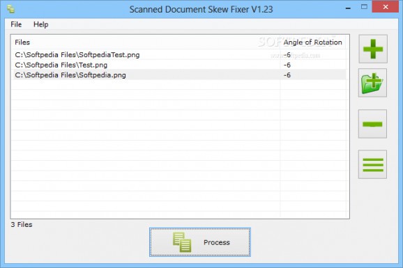 Scanned Document Skew Fixer screenshot