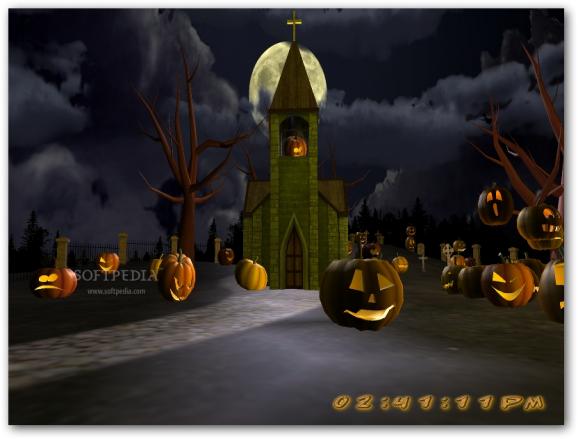Scary Halloween 3D Screensaver screenshot