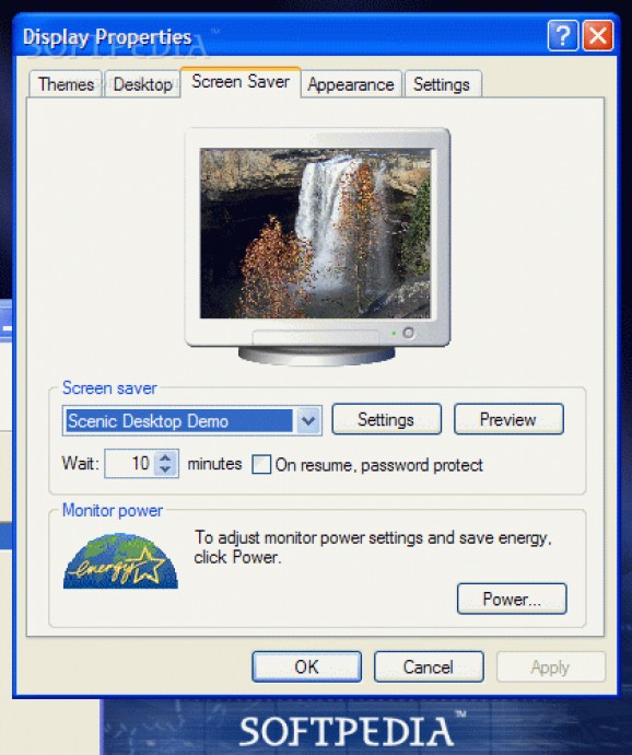 Scenic Desktop Demo Screensaver screenshot