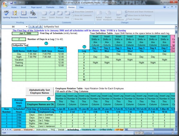 Schedule Rotating Shifts and Tasks screenshot