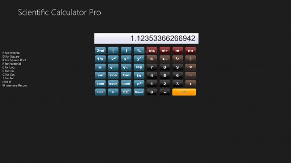 Scientific Calculator Pro screenshot
