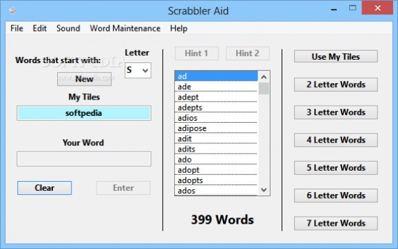 Scrabbler Aid screenshot