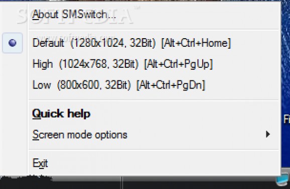 Screen Mode Switch screenshot