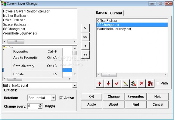 Screen Saver Changer screenshot
