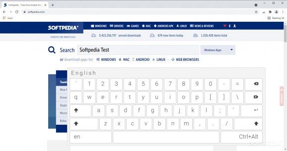 Screen Virtual Keyboard screenshot