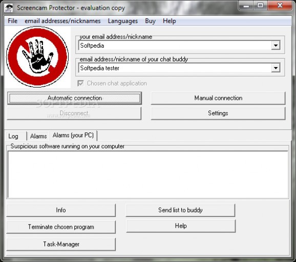 ScreenCam Protector screenshot