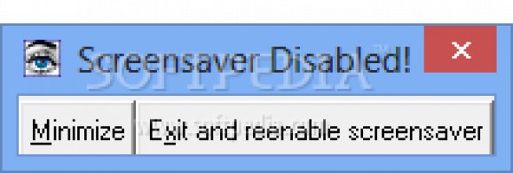 Screensaver Disabled! screenshot